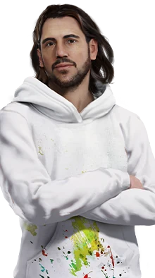 Dimitri — karakter Free Fire (SOUND ENGINEER AND MUSICIAN)