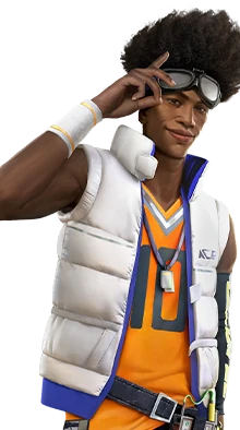 Leon — karakter Free Fire (BASKETBALLER)