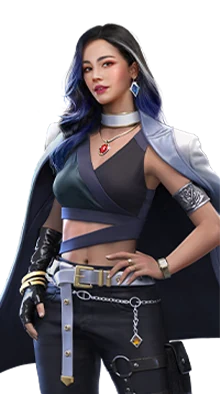 Luna — karakter Free Fire (GUILD LEADER)