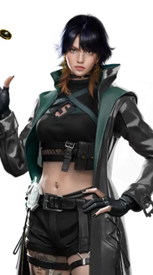 Suzy — karakter Free Fire (SHADOW ASSASSIN)