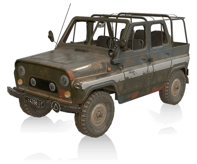 UAZ (Open Top), kenderaan UAZ PUBG Mobile